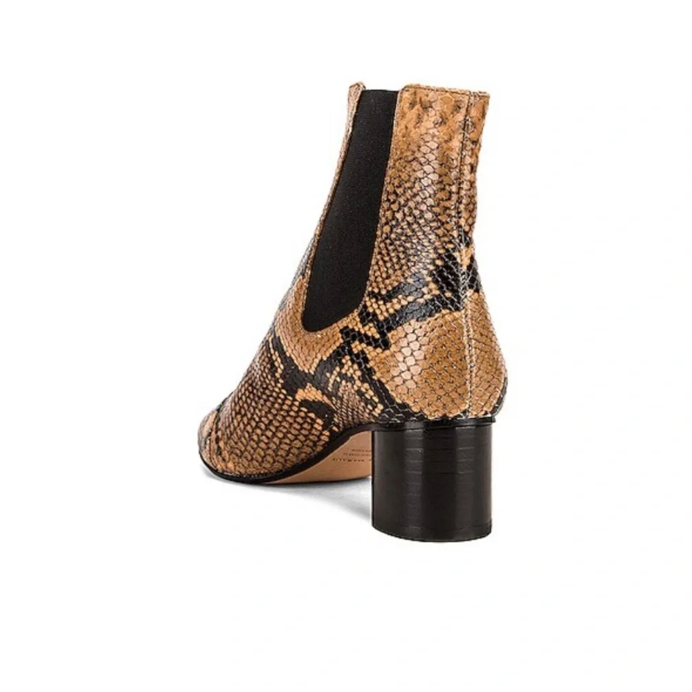 Isabel Marant Danae Snakeskin Embossed Boot